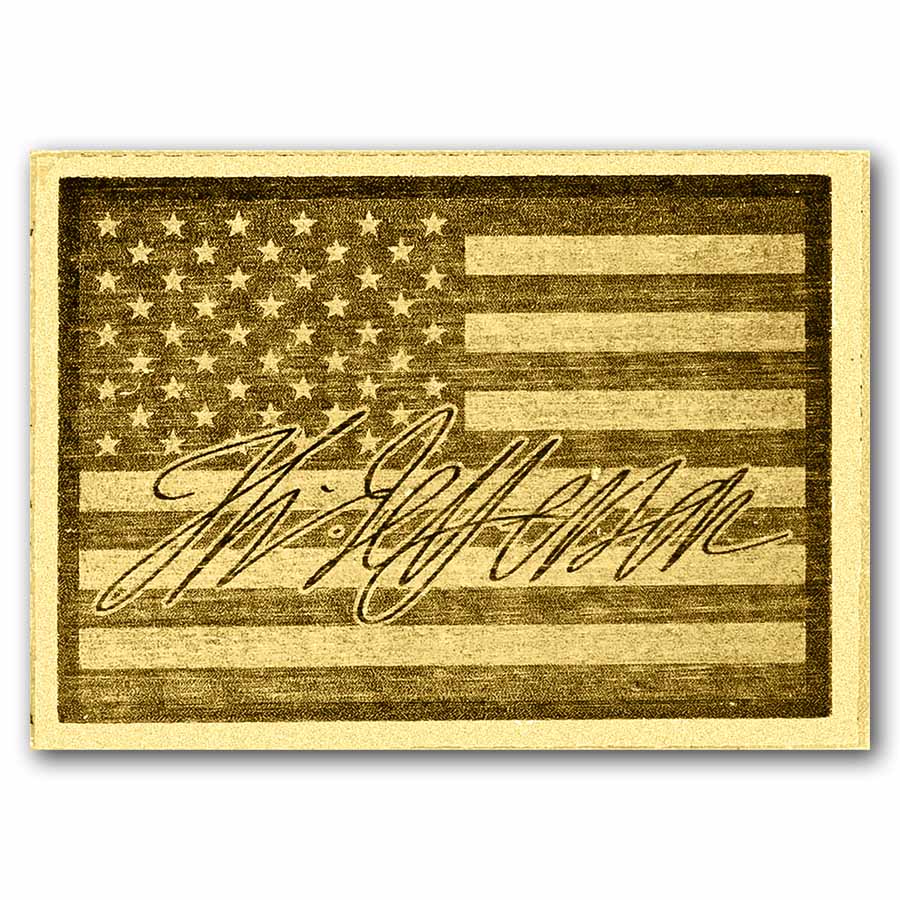 1/1000 oz Gold Bar - Thomas Jefferson (In Assay)