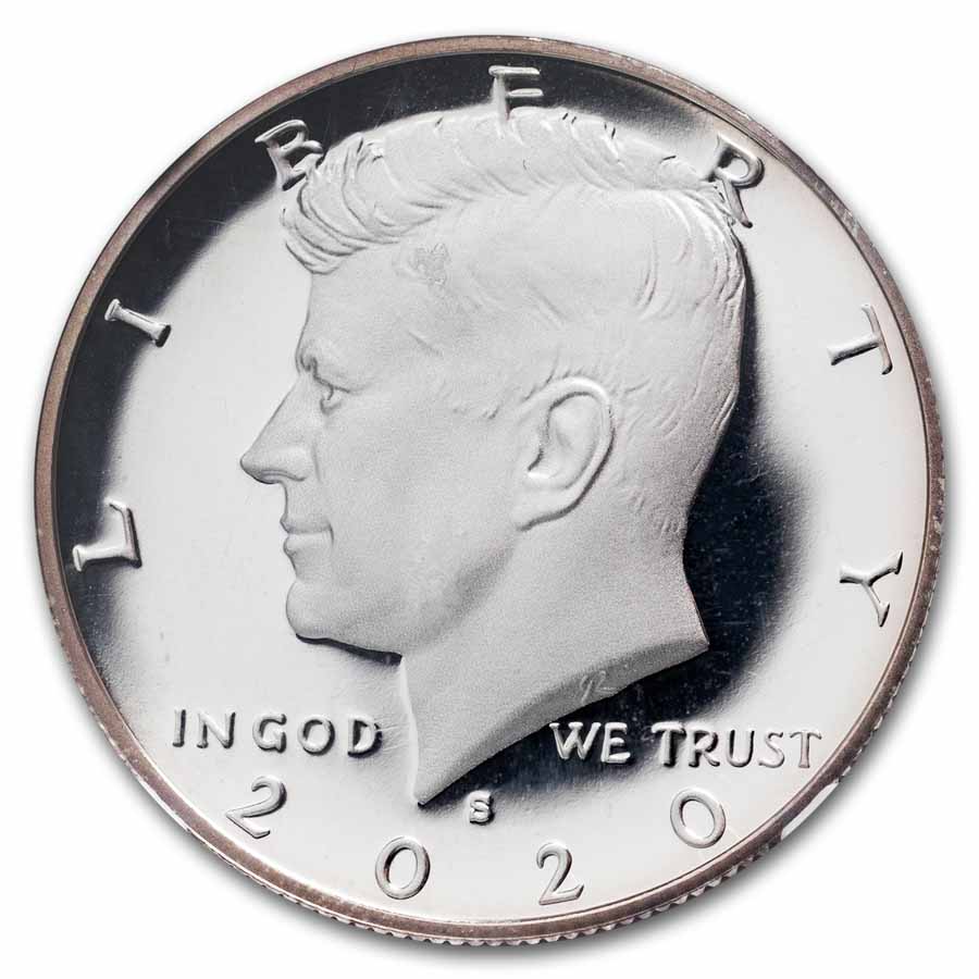 2020-S Silver Kennedy Half Dollar Gem Proof PF-70 UCAM NGC
