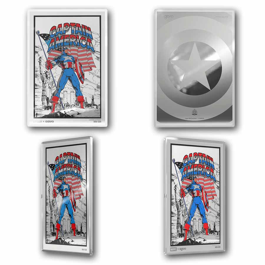 2026 Niue 5g Silver $1 Captain America: American Hero Foil