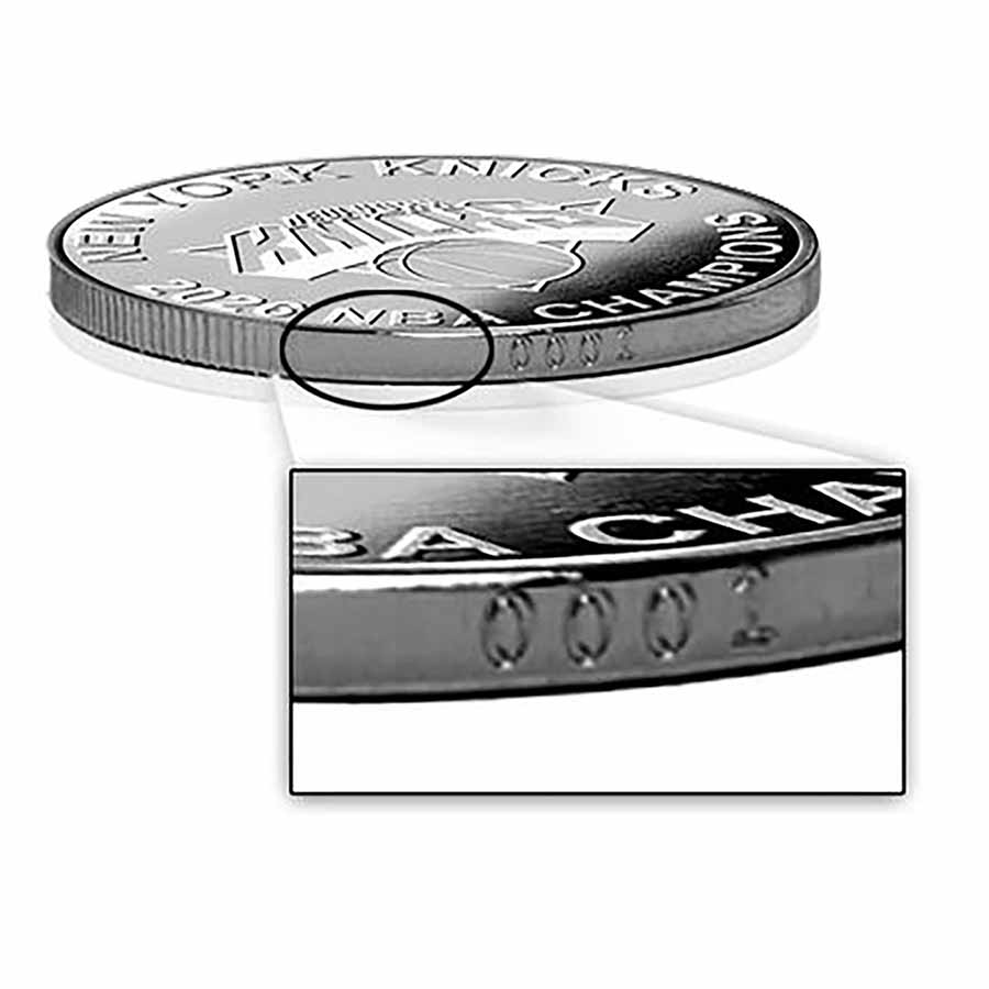 2026 Silver Plated Coin NBA Finals Champions New York Knicks