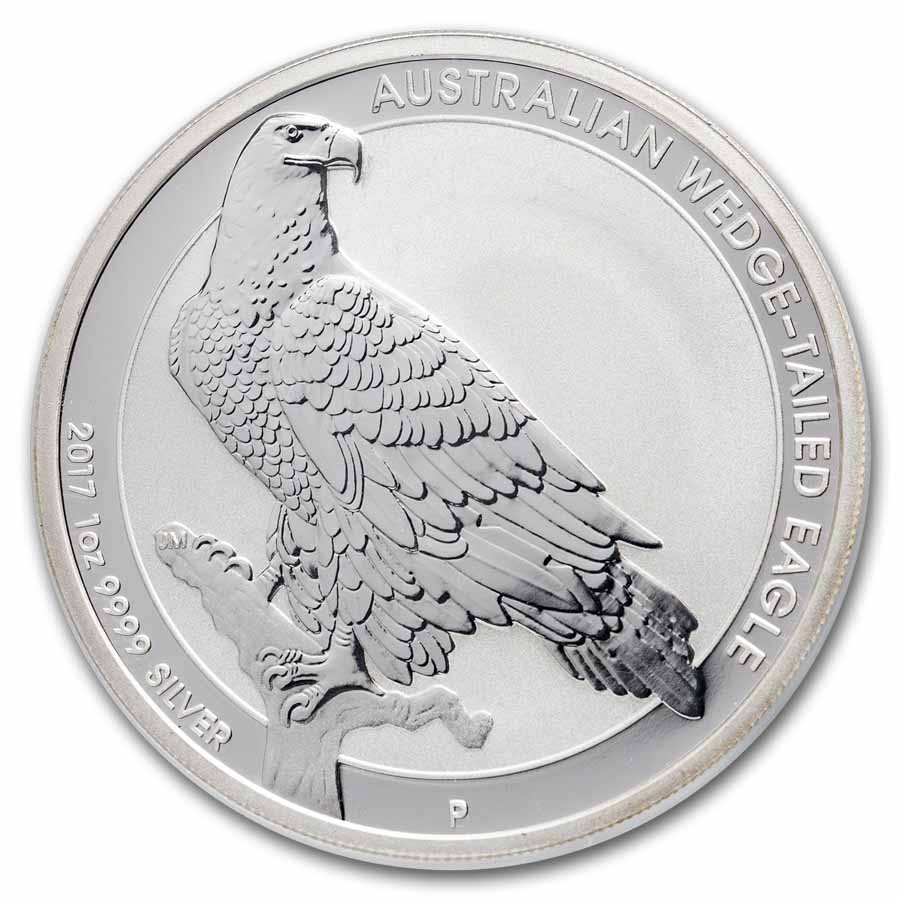 2017 Australia 1 oz Silver Wedge Tailed Eagle MS-70 PCGS (FS)