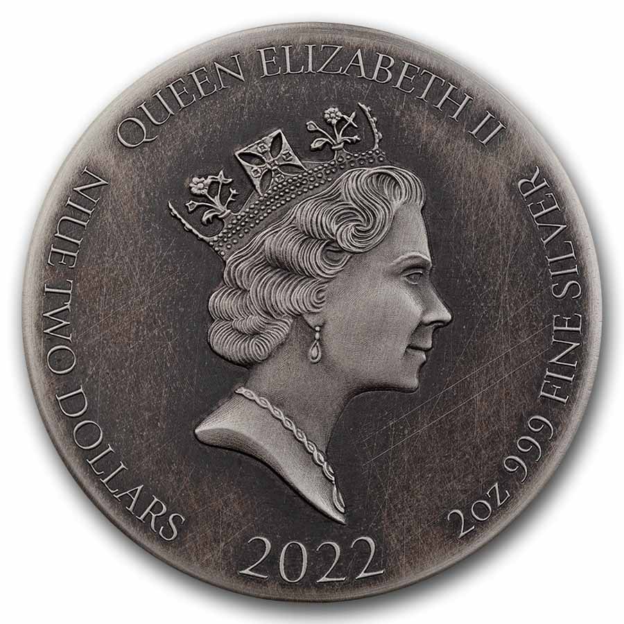 2022 2 oz Silver Coin - The Dead Christ (Coin Only)