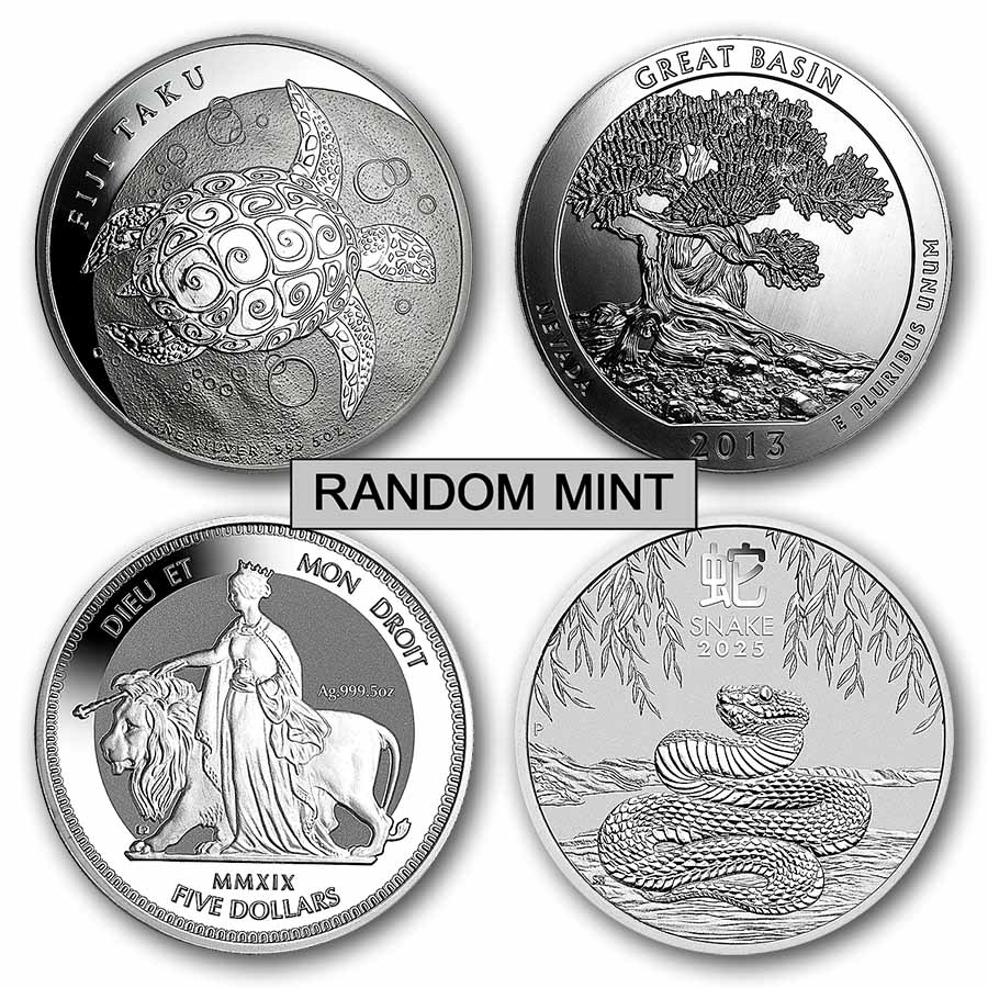 5 oz Silver Coin - Random Mint