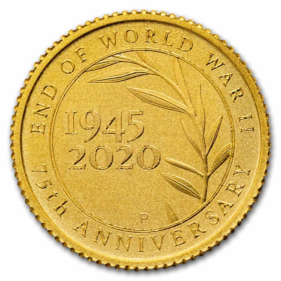 2020 Australia 1/2 gram Gold End of WWII Proof (Coin Only)