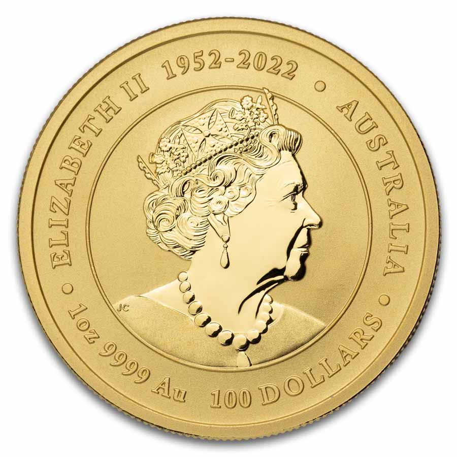 2024 Australia 1 oz Gold Lunar Dragon BU Dragon Privy