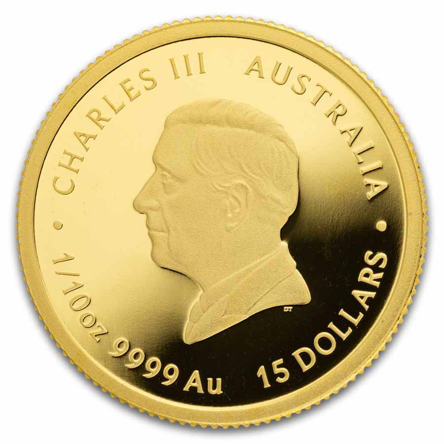 2026 Australia 1/10 oz Gold Lunar Horse Proof (coin only)