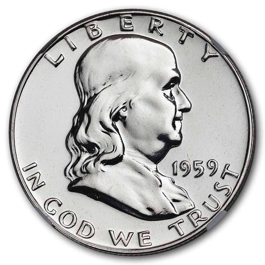 1959 Franklin Half Dollar PF-67 NGC