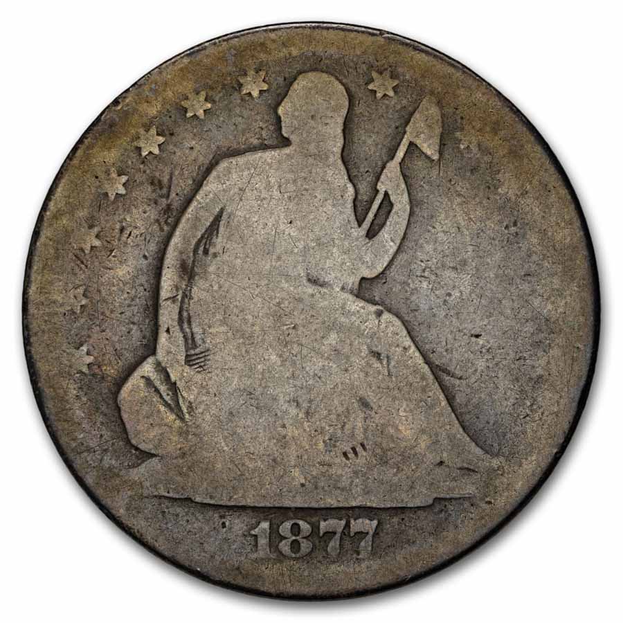 1877-S Liberty Seated Half Dollar AG