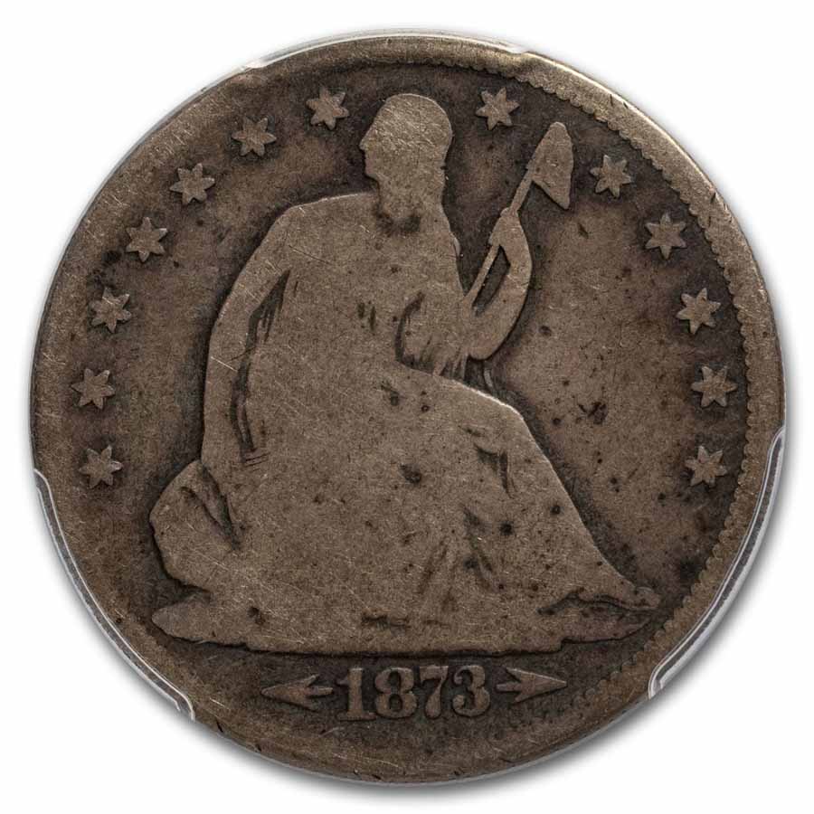 1873-CC Liberty Seated Half Dollar Good-4 PCGS (w/Arrows)