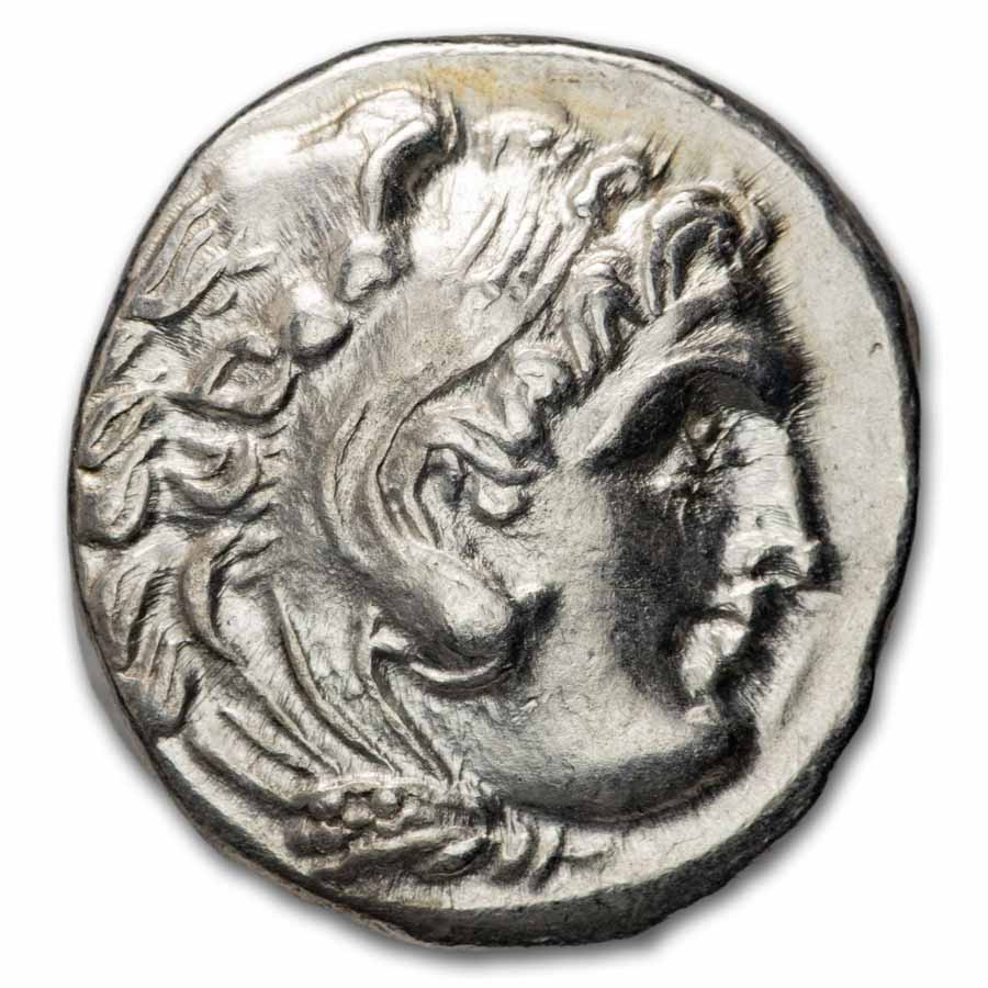 Macedon AR Drachm Alexander III Types (310-301 BC) MS (Antigonos)