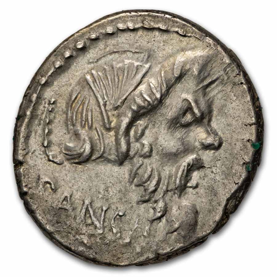 Roman Republic AR Denarius Vibius Pansa (90 BC) Ch VF (Cr-449/1a)