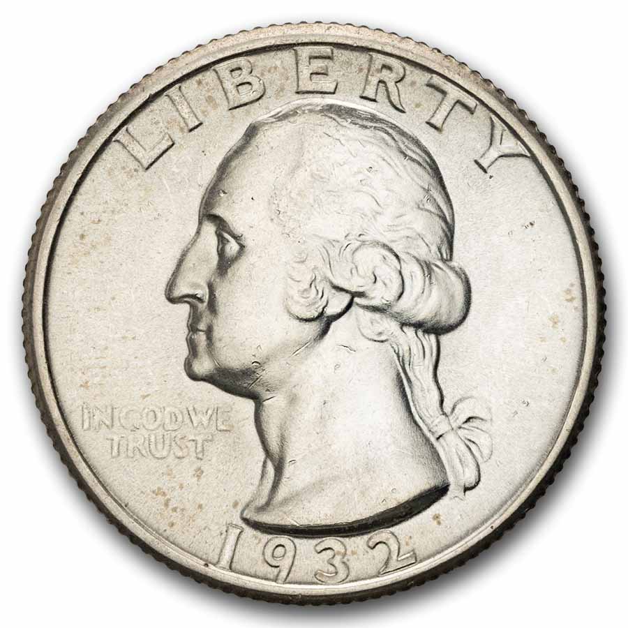 1932 Washington Quarter BU
