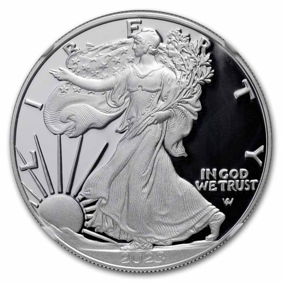 2023-W Proof Silver American Eagle PF-70 NGC (Gaudioso)
