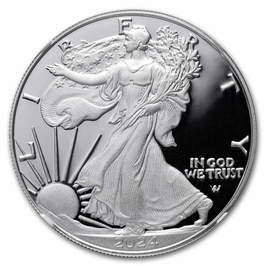 2024-W 1 oz Proof Silver Eagle PF-70 NGC (Gaudioso)