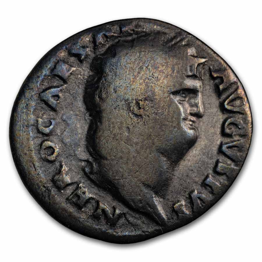 Roman Empire AR Denarius Nero (54-68 AD) VG (RIC I 53)