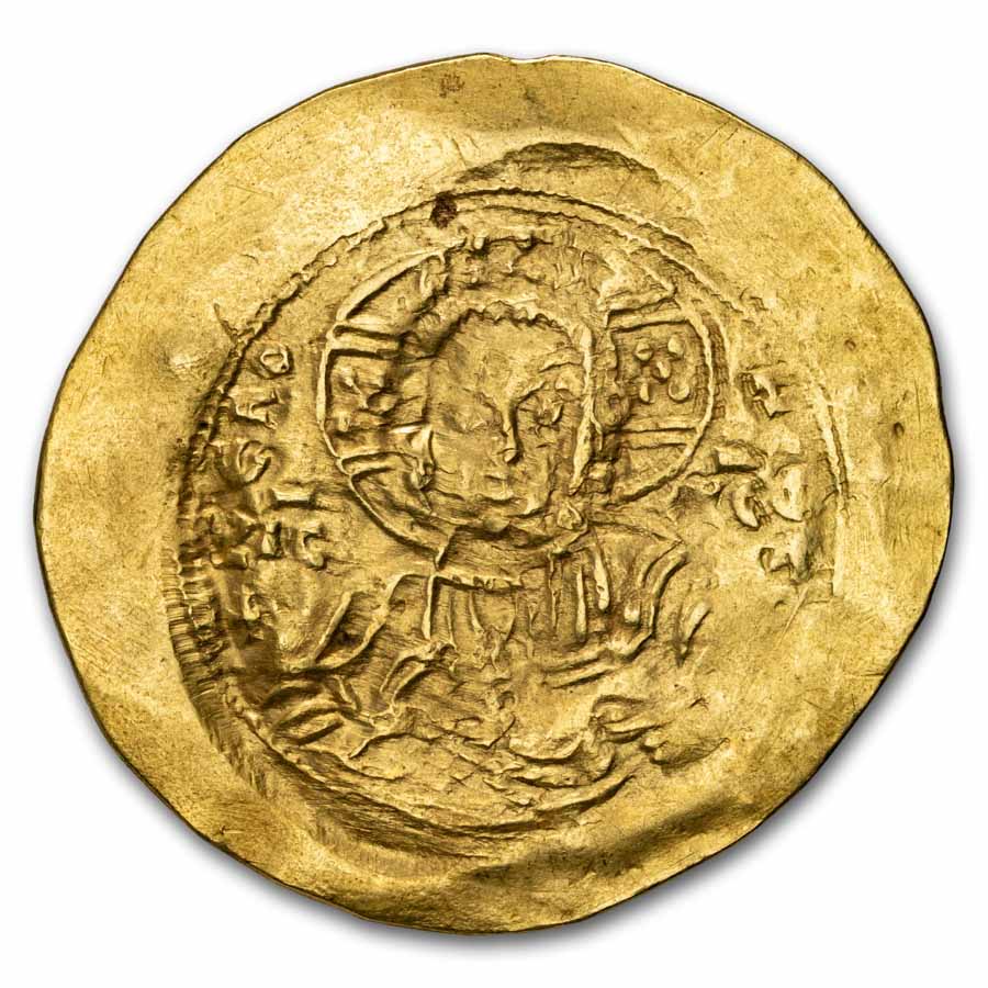 Byzantine AV Hyperpyron Manuel I (1143-1180 AD) AU (Flattened)