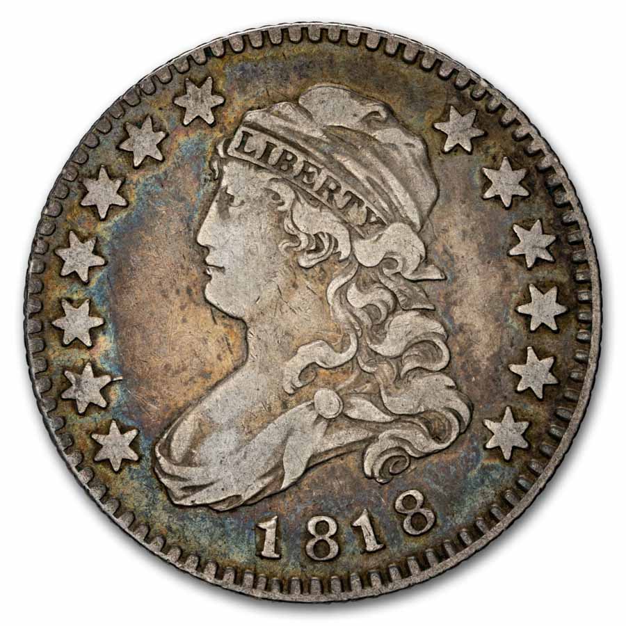 1818 Capped Bust Quarter VF
