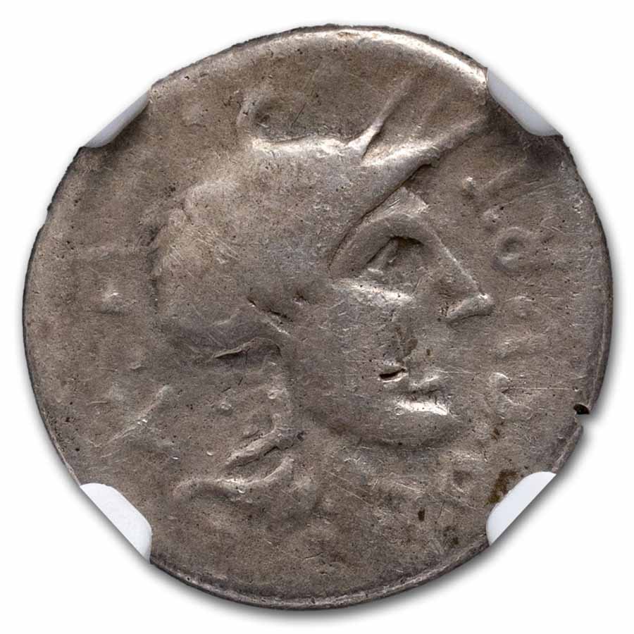 Roman Republic Silver Denarius (211-28 BC) VG NGC (Random)