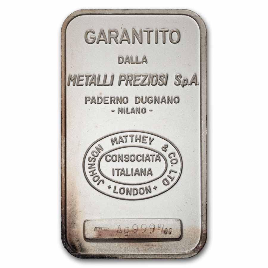 1 oz Silver Bar - Johnson Matthey (Metalli Preziosi)