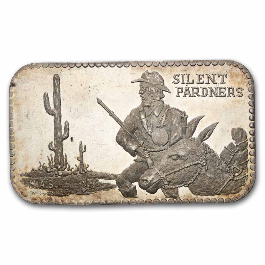1 oz Silver Art Bar - Belford Mint (Silent Pardners)