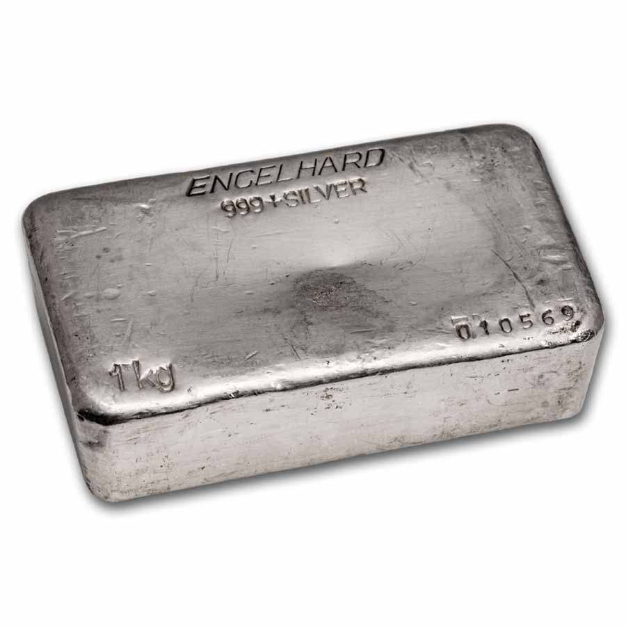 1 kilo Silver Bar - Engelhard-Aust. (SCCC Reverse Stamp, #10569)