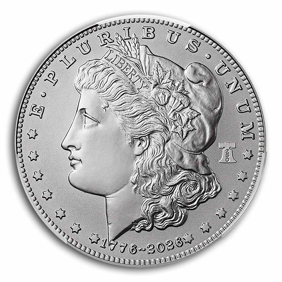 2026 Silver Morgan Dollar MS-70 PCGS (250 Privy, AR, 250th)