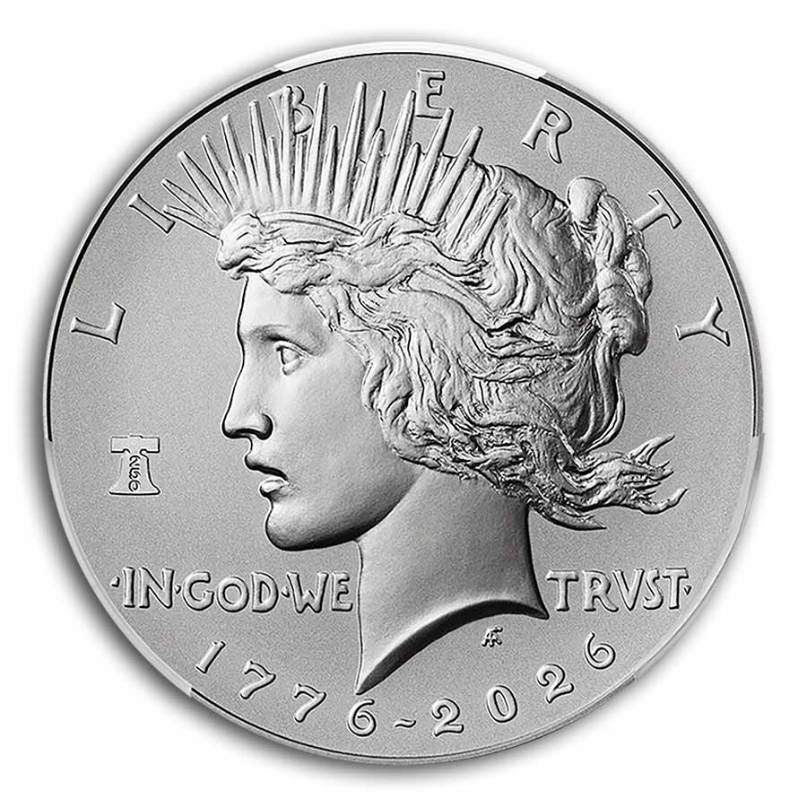 2026 Silver Peace Dollar MS-70 PCGS (250 Privy, AR, 250th)