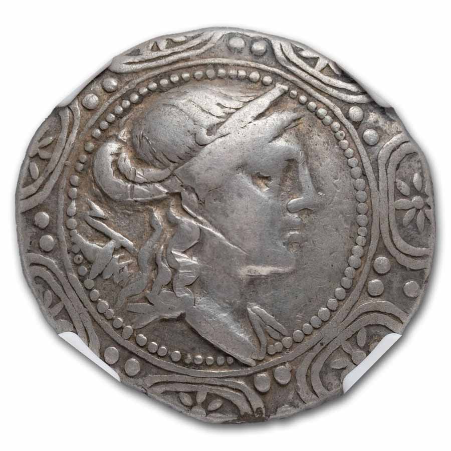 Macedon Under Rome Silver Tetradrachm (167-148 BC) Ch F NGC