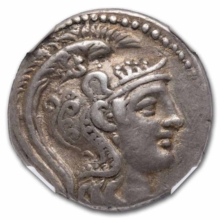 Attica Athens AR Tetradrachm (2nd-1st cent. BC) Ch VF NGC 5/3