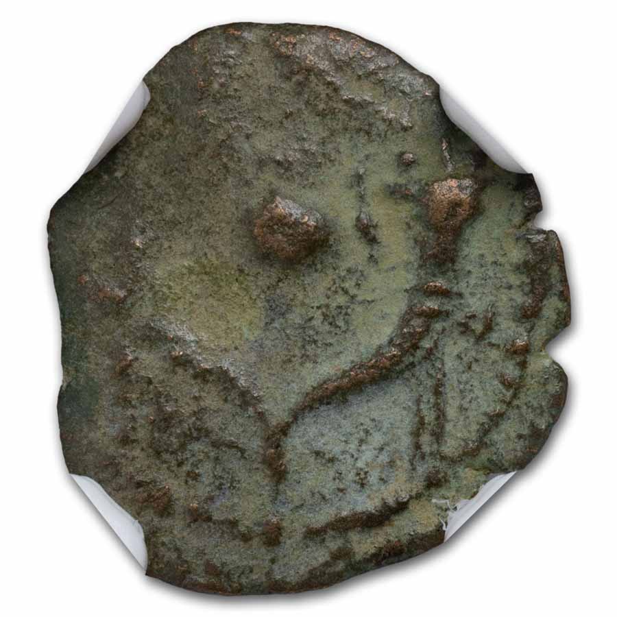 Judaea Maccabean Kings (135-37 BC) Widow's Mite VF NGC