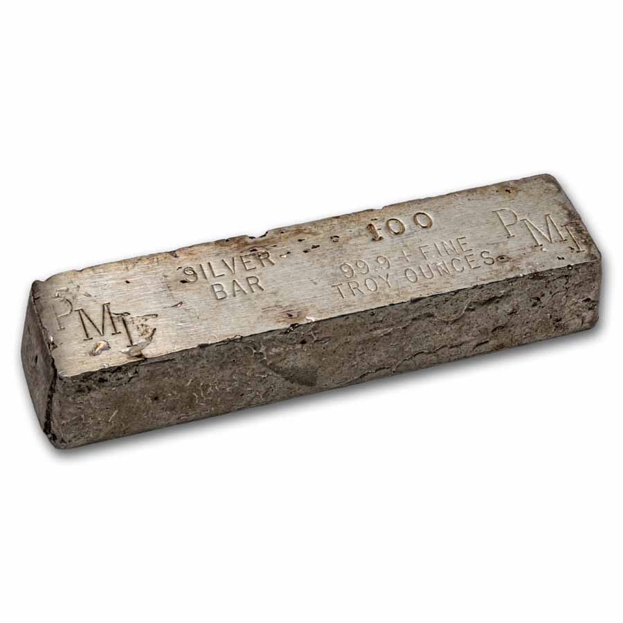 100 oz Silver Bar - PMI