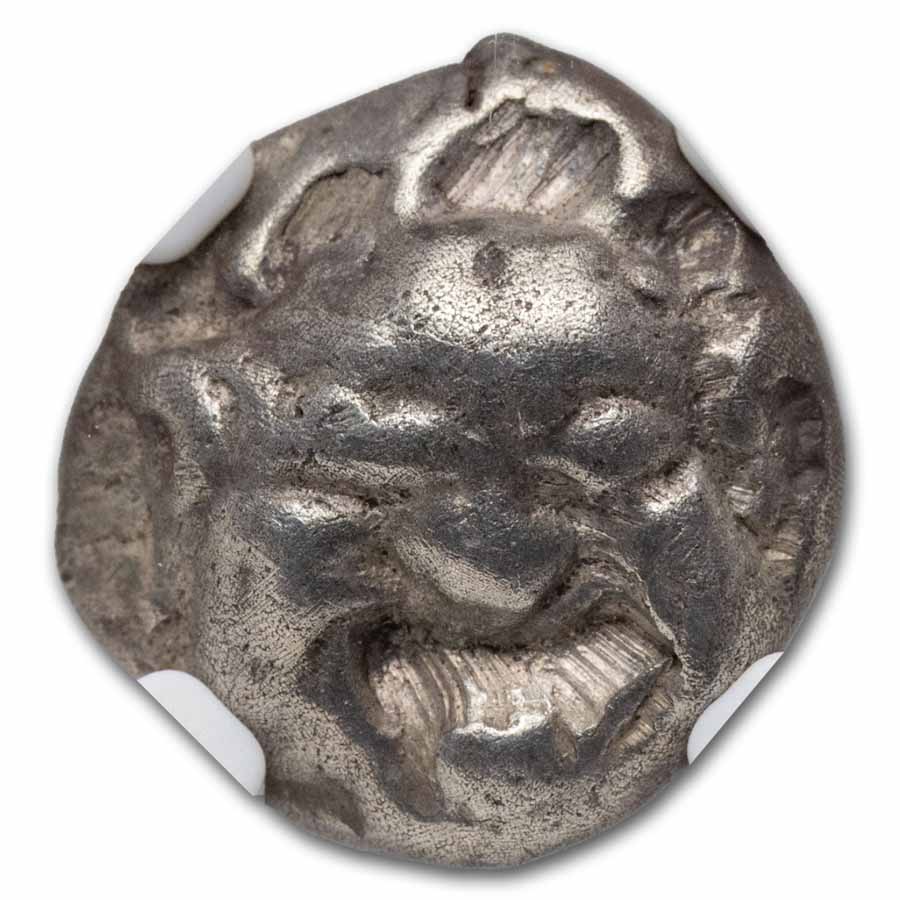 Mysia Parium AR Drachm (c. 500-450 BC) Ch F NGC