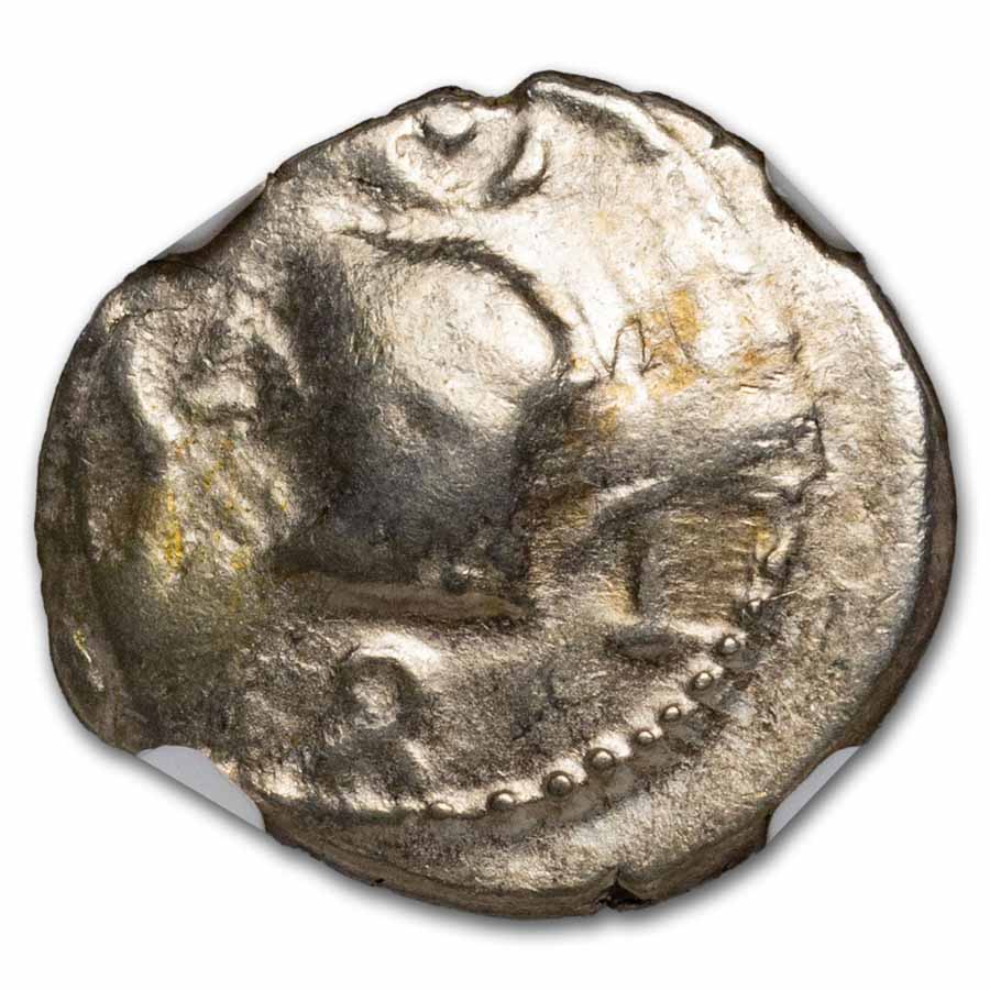 Arabia Felix. Himyarites AR Drachm (c.1st Century AD) Fine NGC