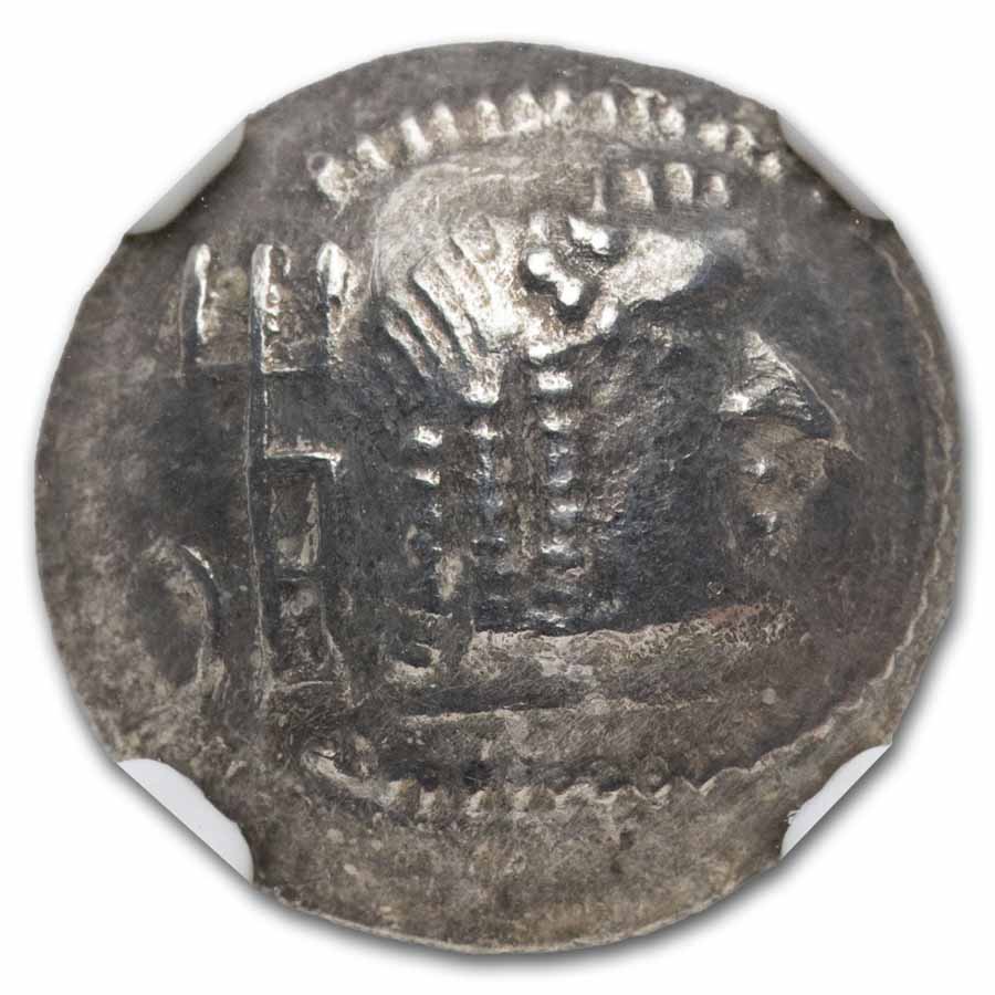 Arabia Felix. Himyarites AR Drachm (c.1st Century AD) AU NGC