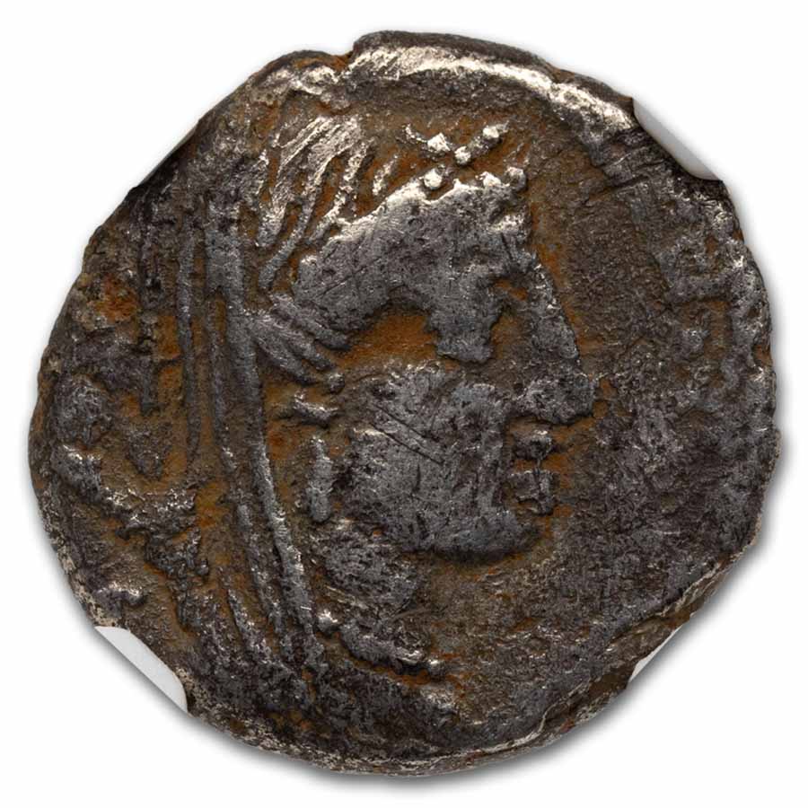 Roman Republic AR Denarius L. Dossenus (87 BC) Fine NGC