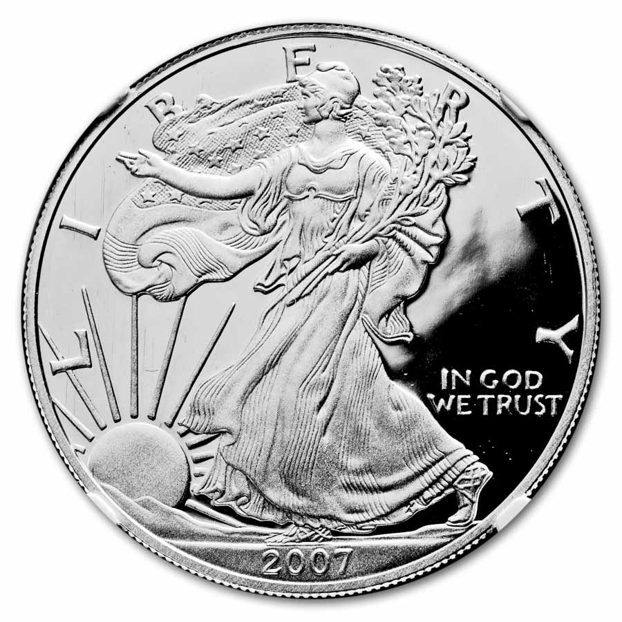 2007-W Proof American Silver Eagle PF-69 NGC