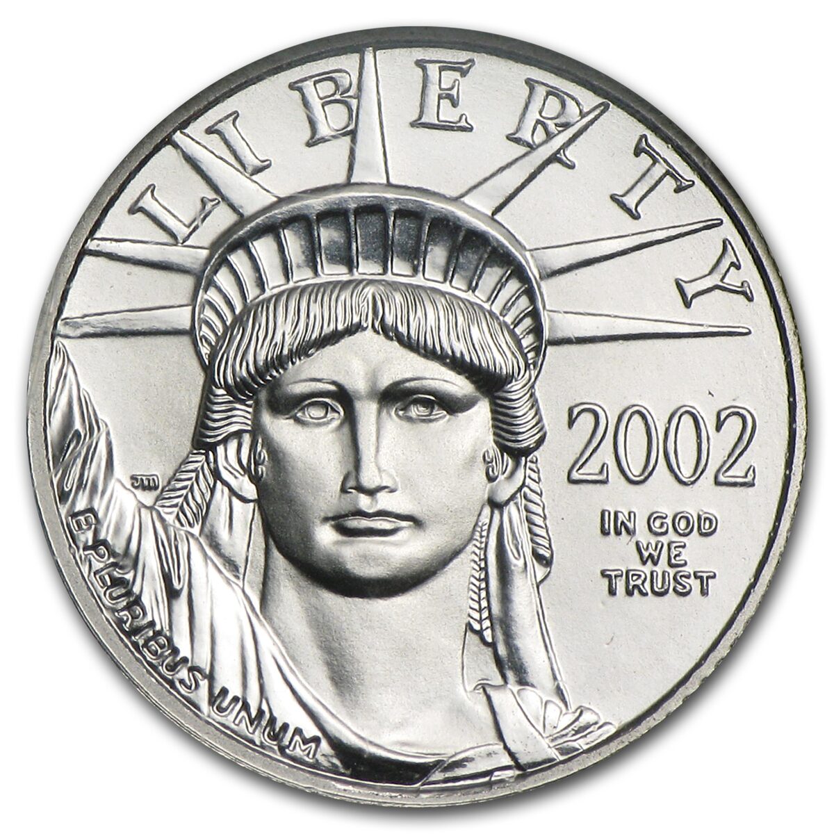 2002 1/10 oz American Platinum Eagle MS-70 NGC