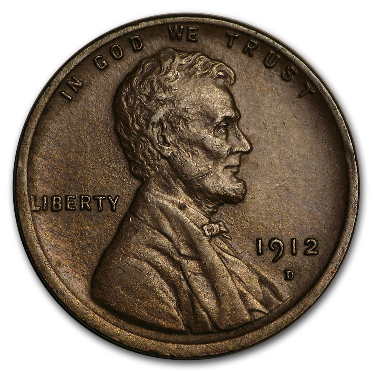 1912-D Lincoln Cent AU