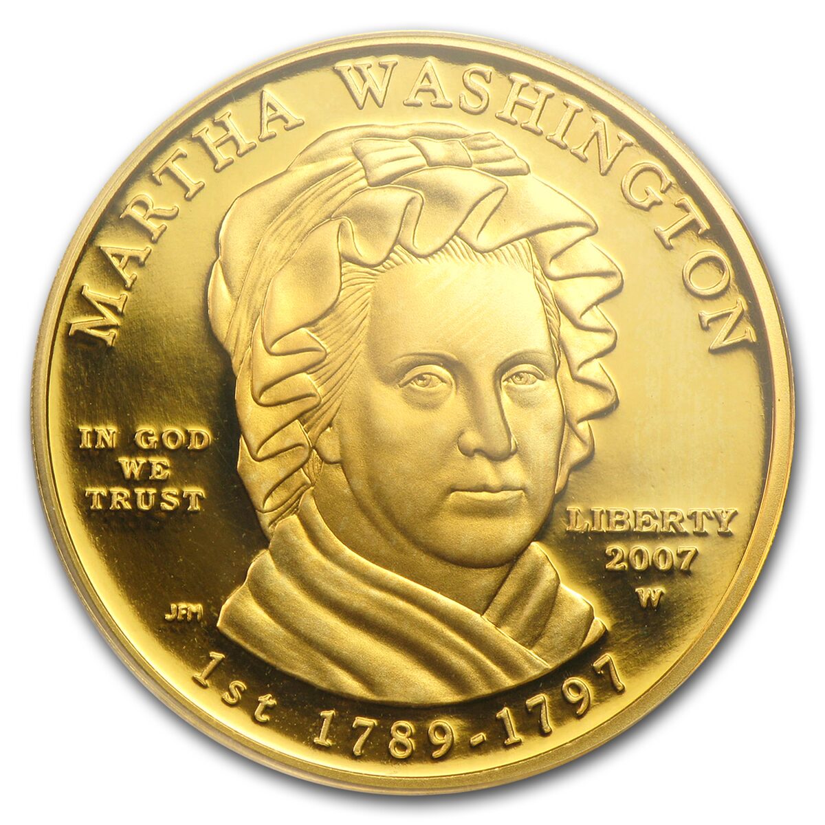 2007-W 1/2 oz Proof Gold Martha Washington PR-69 PCGS (FS)