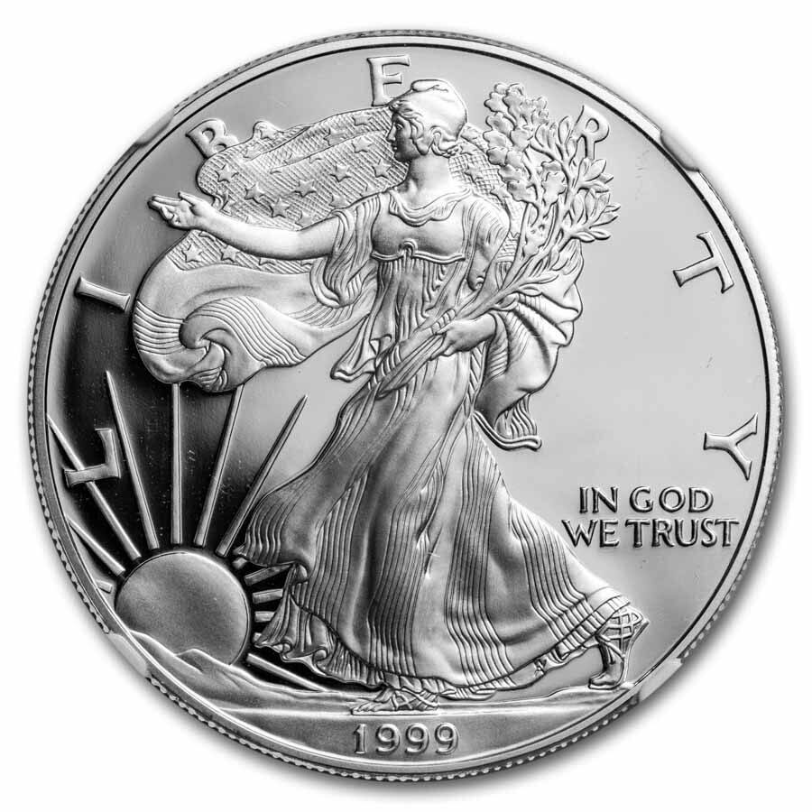 1999-P Proof American Silver Eagle PF-70 NGC