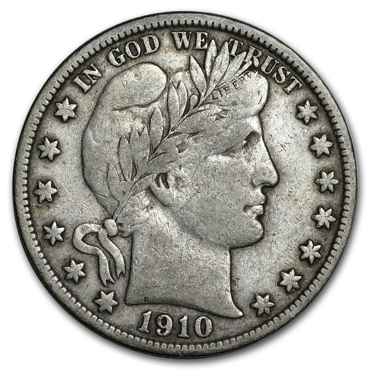 1910-S Barber Half Dollar VF