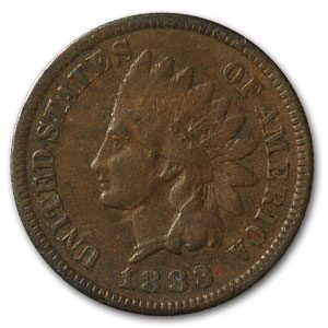 1883 Indian Head Cent VF