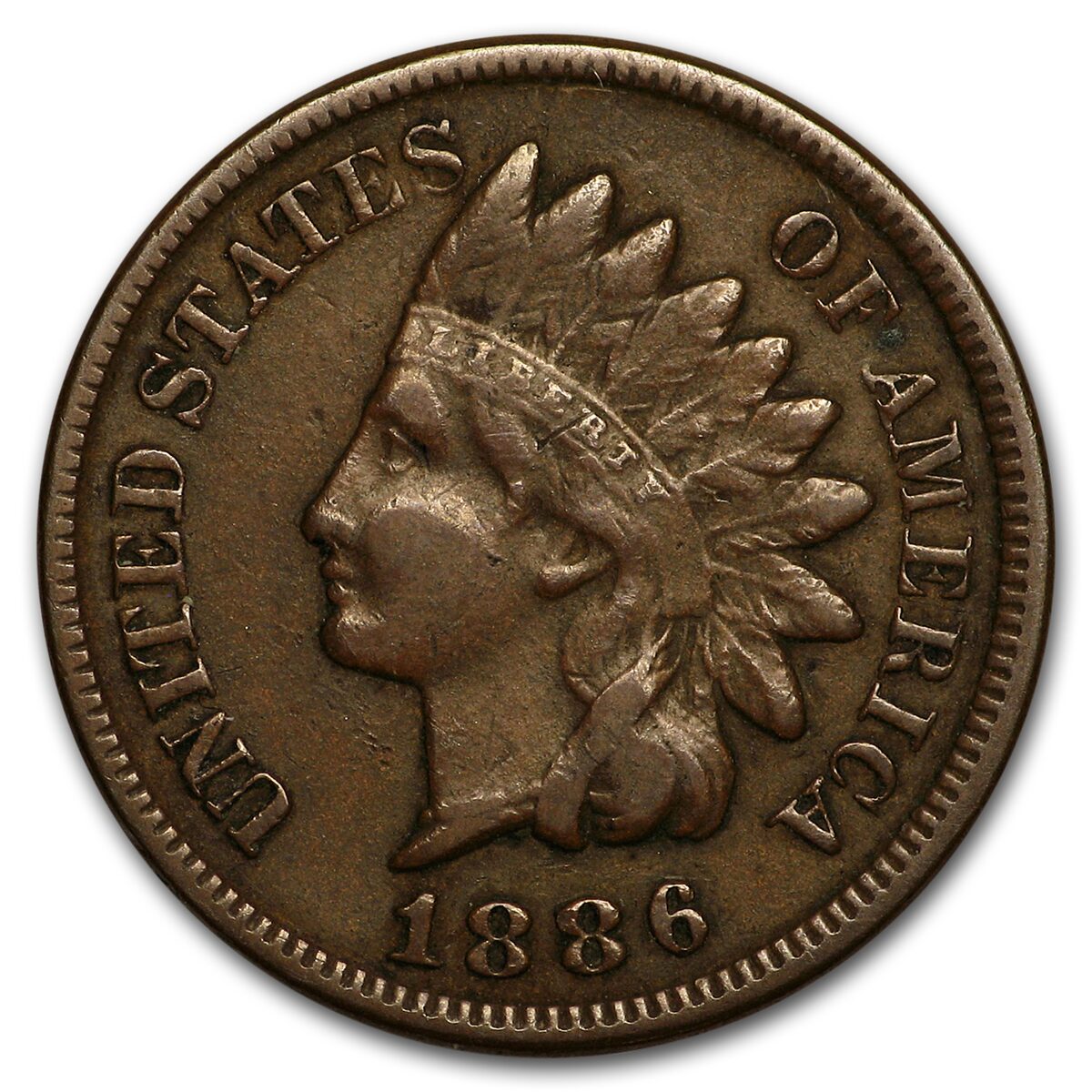 1886 Indian Head Cent Type-II VF