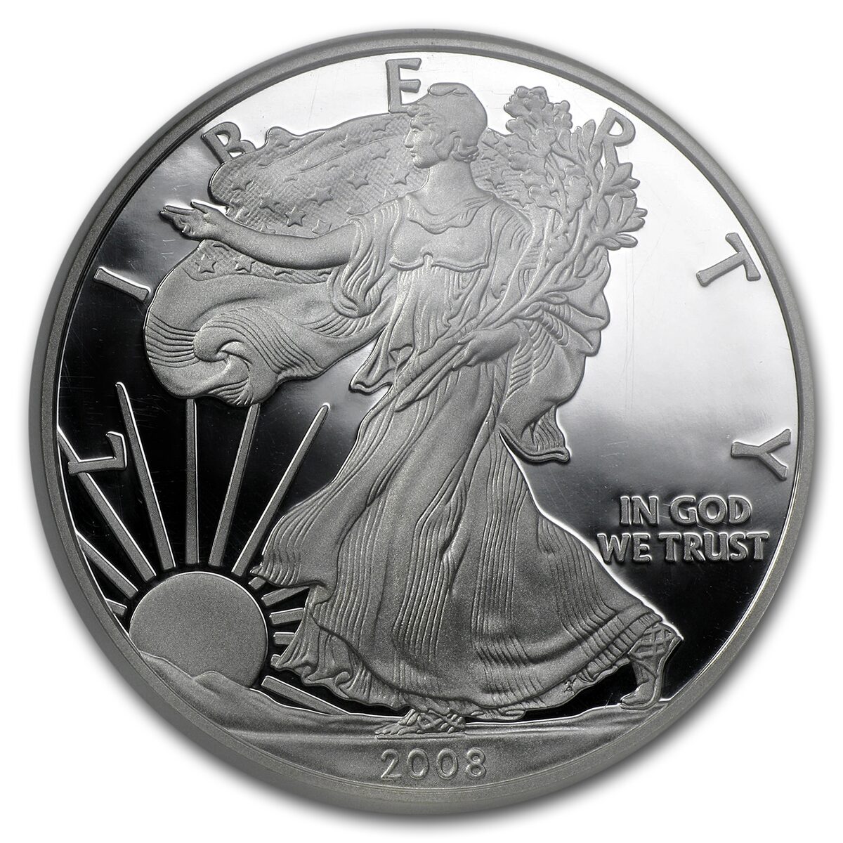 2008-W Proof American Silver Eagle PF-70 NGC (ER)