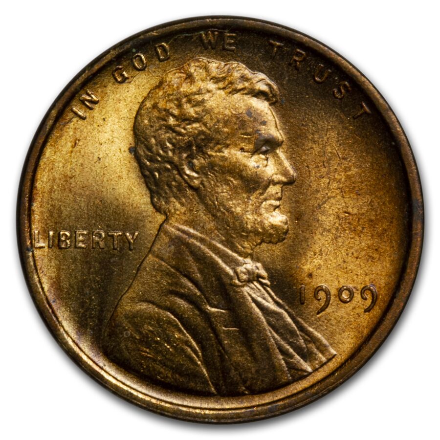 1909 Lincoln Cent BU (Red)