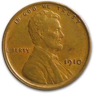 1910 Lincoln Cent AU