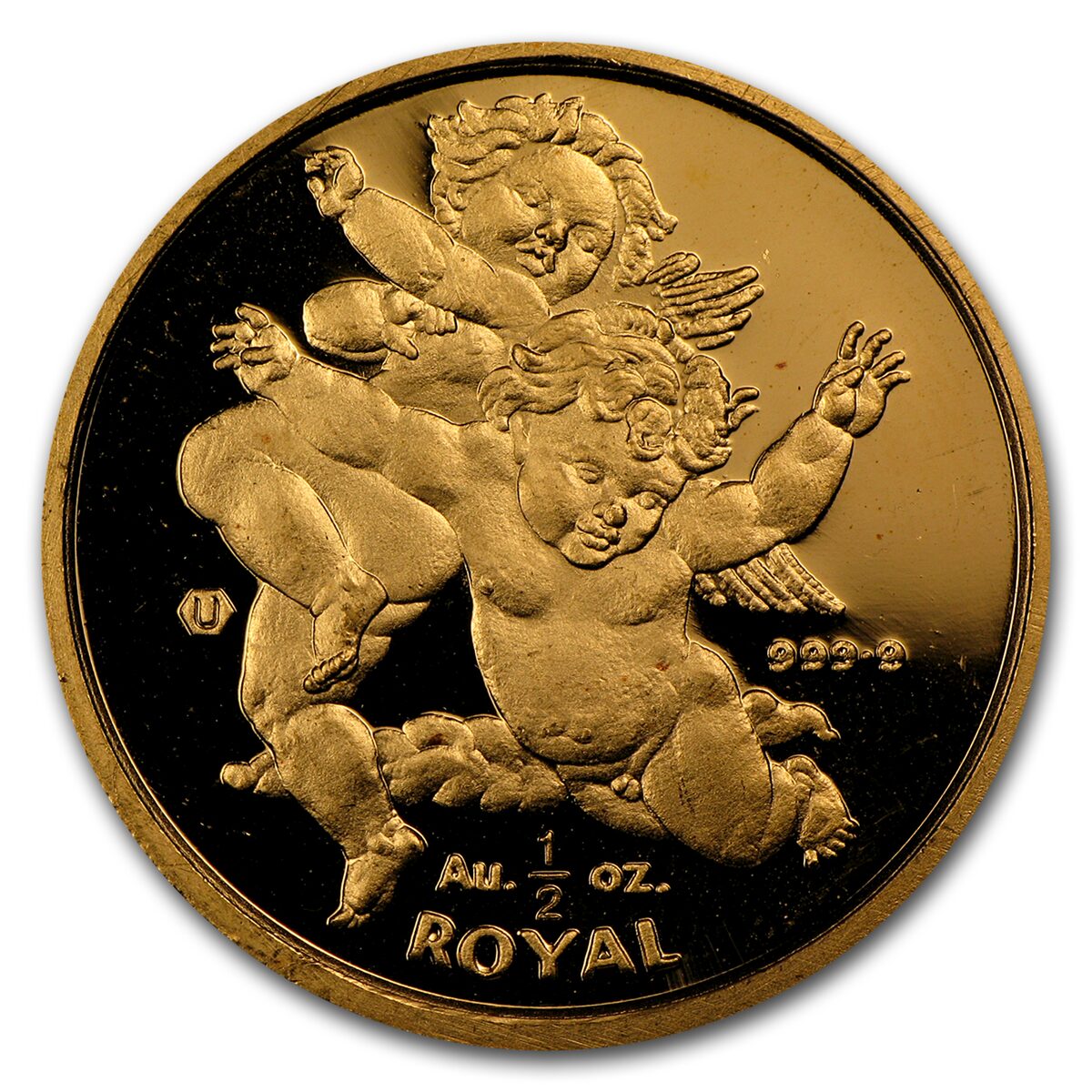 Gibraltar Gold 1/2 oz Royal Cherubs (Random Dates)