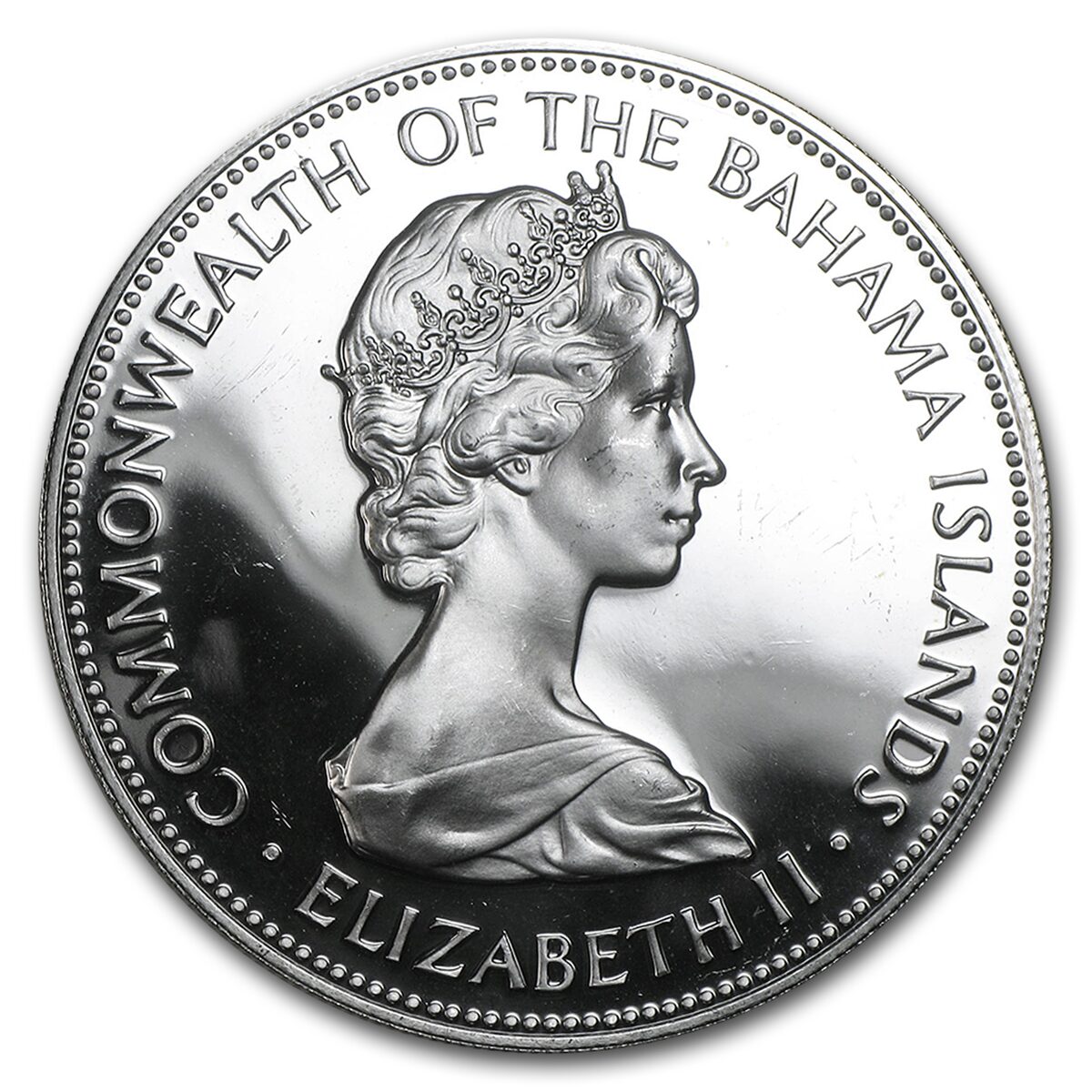 1972-1973 Bahamas Silver $5 BU/Proof
