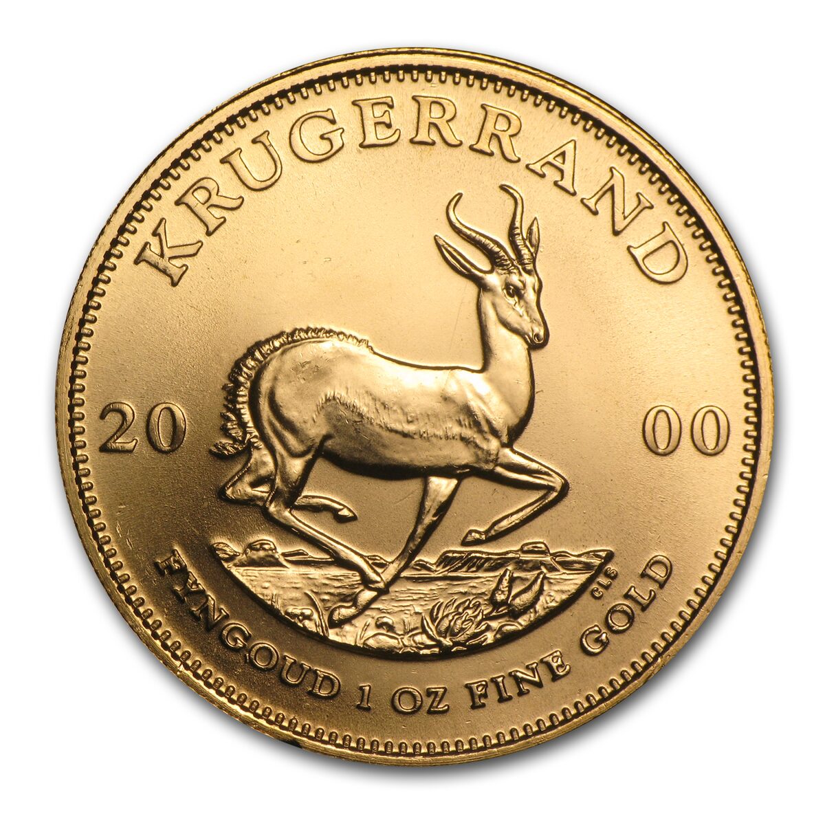 2000 South Africa 1 oz Gold Krugerrand BU