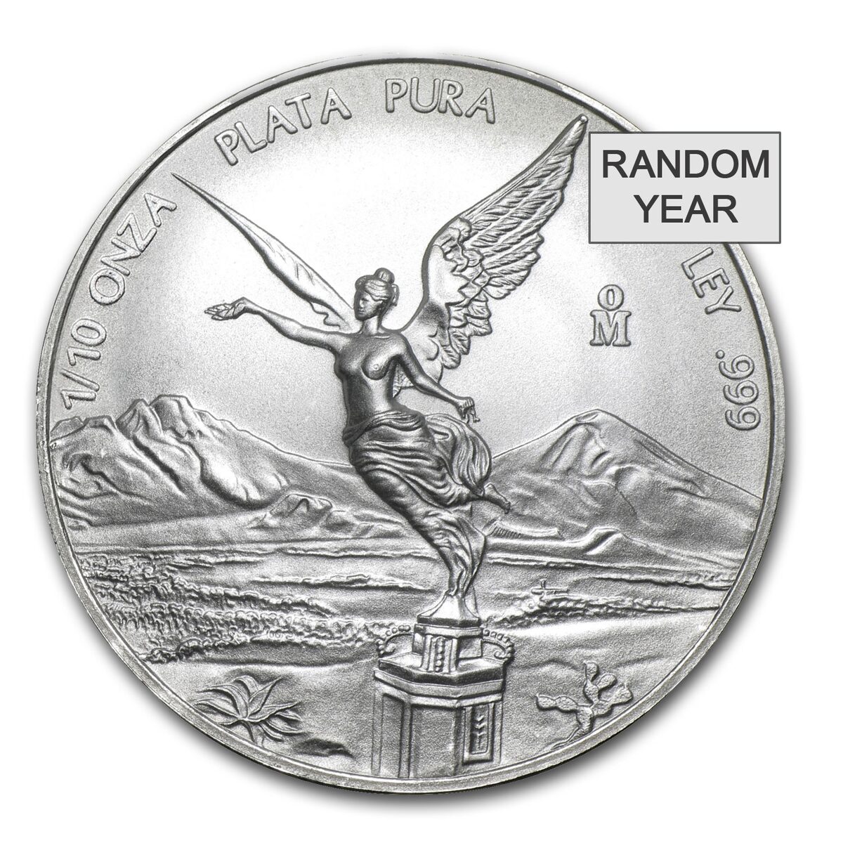 Mexico 1/10 oz Silver Libertad BU (Random Year)